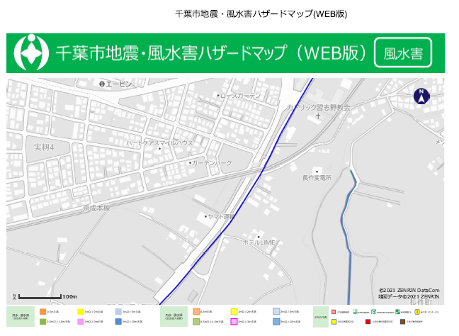 千葉市地震・風水害ハザードマップ